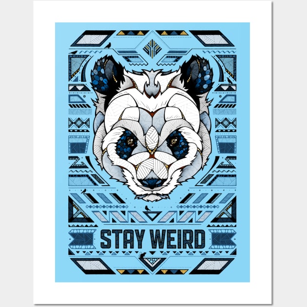 Stay Weird Wall Art by AndreasPreis